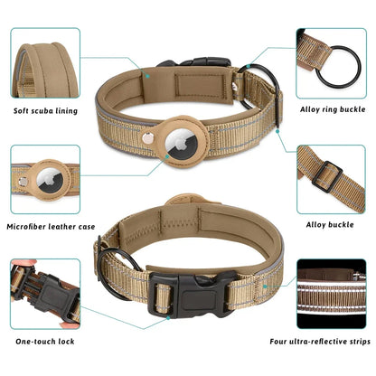 Waterproof AirTag Dog Collar 🐶