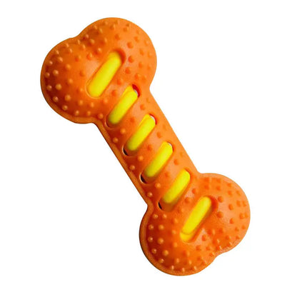Pet Dog Chew Toys Rubber Bone Toy Bite Resistant Puppy Interactive Stick Puppy Chewing Toy Squeaky Interactive Dog Toys