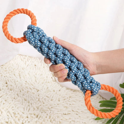Double Ring Cotton Dog Rope Toy