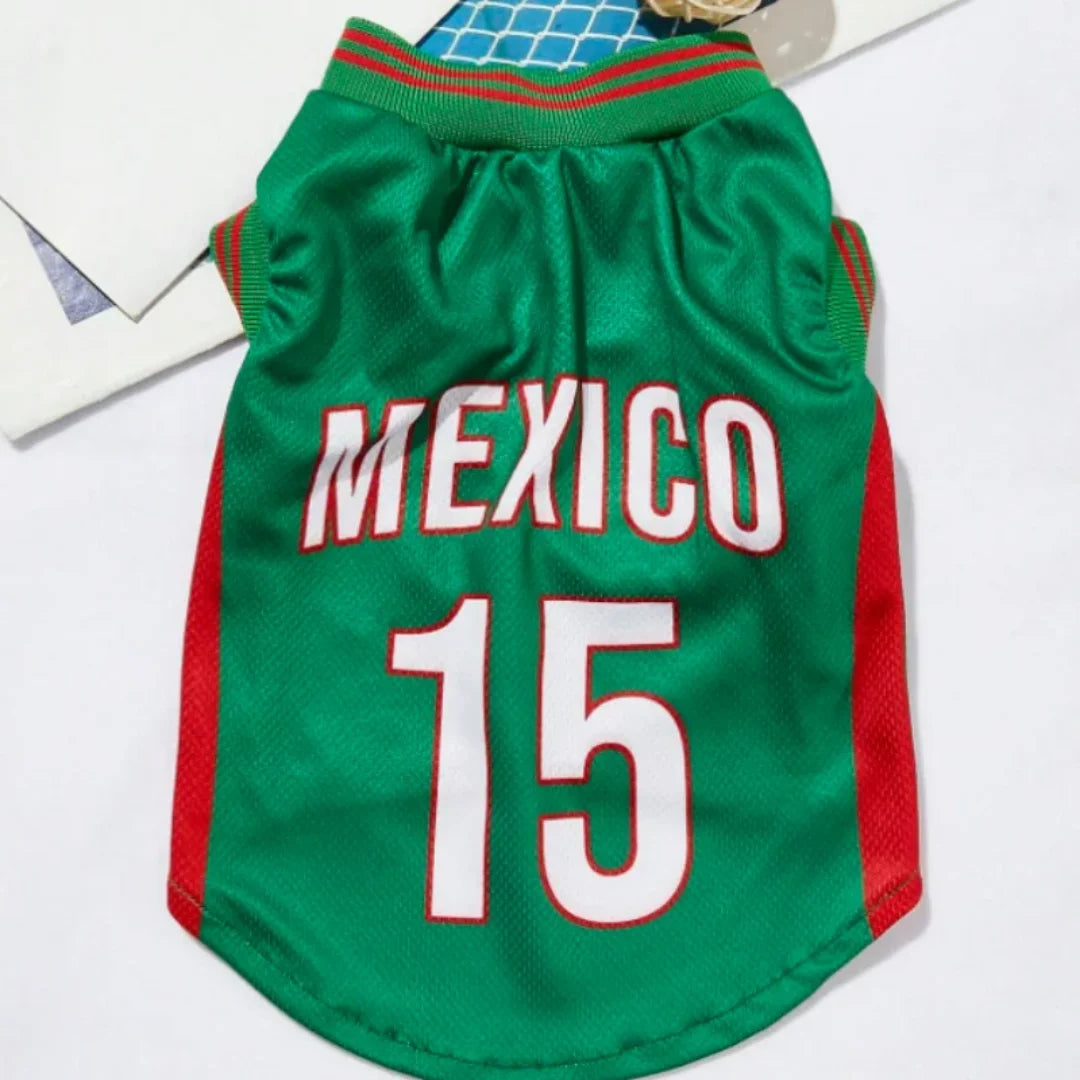 Mesh Breathable Dog Clothes Schnauzer Teddy Sport Large Dog Jersey Basketball Clothing Puppy T-Shirts Summer Pet Cat Shirts