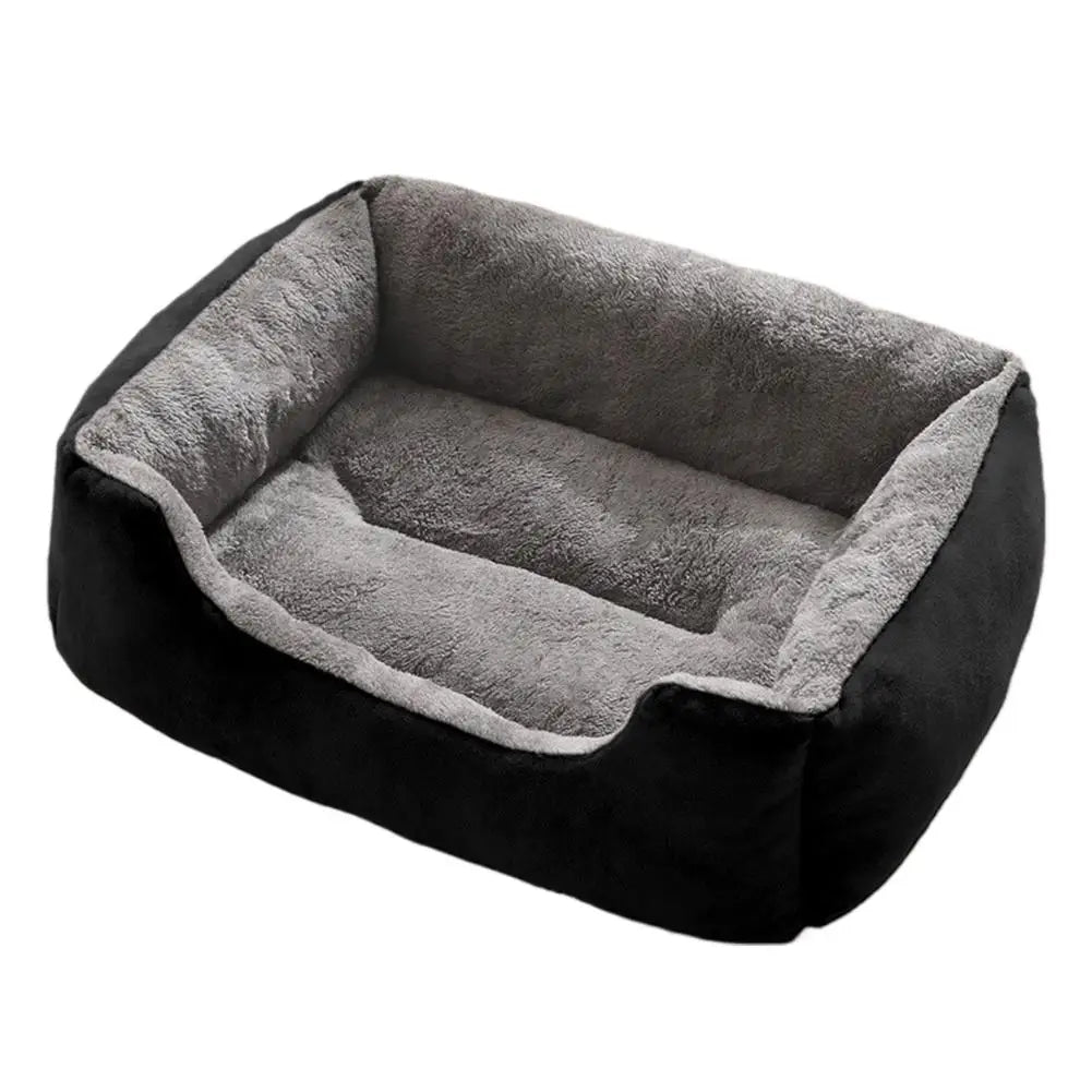Square Nest Pet Large Dog Bed for Small Medium Dogs Soft Fleece Nest Big Dog Sofa Bed Winter Warm Cat House for Pet ﻿