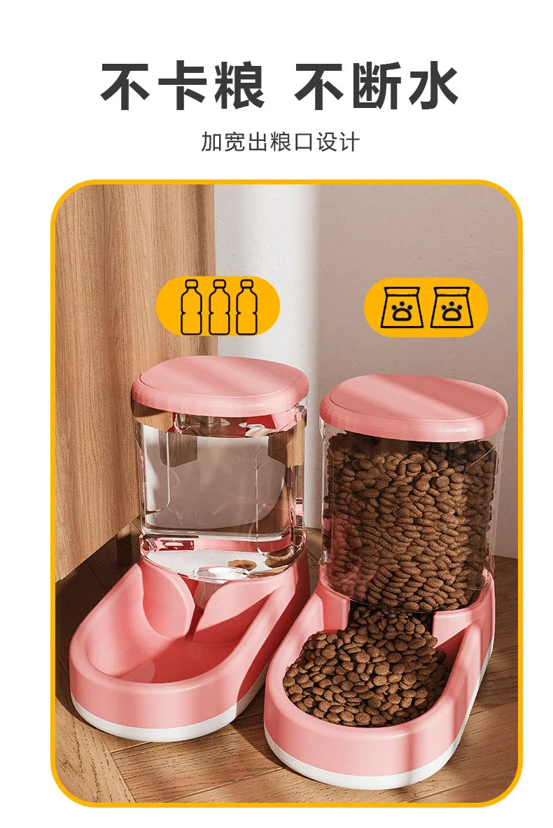 Dog Water Dispenser, Cat Automatic Feeder, Dog Waterer, Cat Water Bowl with Flowing Water, Non-electric Kettle, Pet Supplies