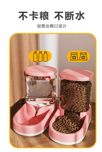 Dog Water Dispenser, Cat Automatic Feeder, Dog Waterer, Cat Water Bowl with Flowing Water, Non-electric Kettle, Pet Supplies